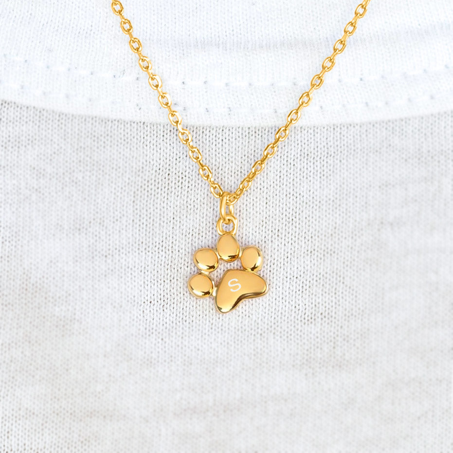 Delicate Paws Necklace for Animal Lovers