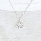 Delicate Paws Necklace for Animal Lovers