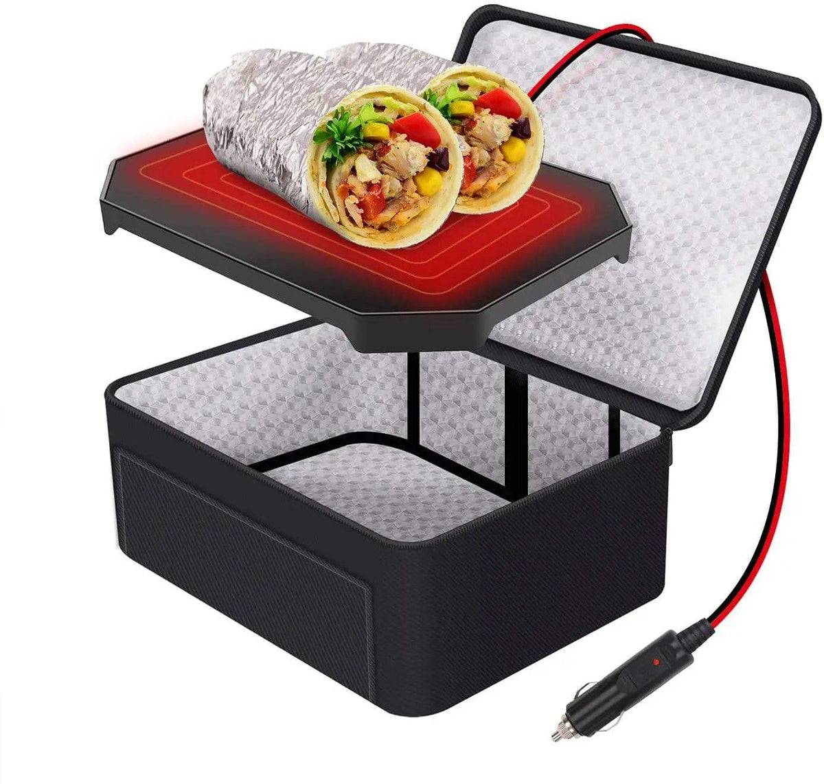 HeatGo Pro – Electric Portable Food Warmer Lunchbox with 3-in-1 Connection