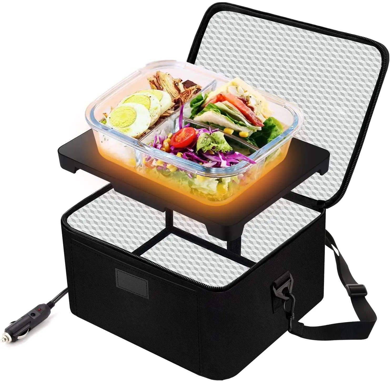 HeatGo Pro – Electric Portable Food Warmer Lunchbox with 3-in-1 Connection