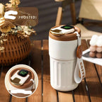 Thermos with precise temperature display