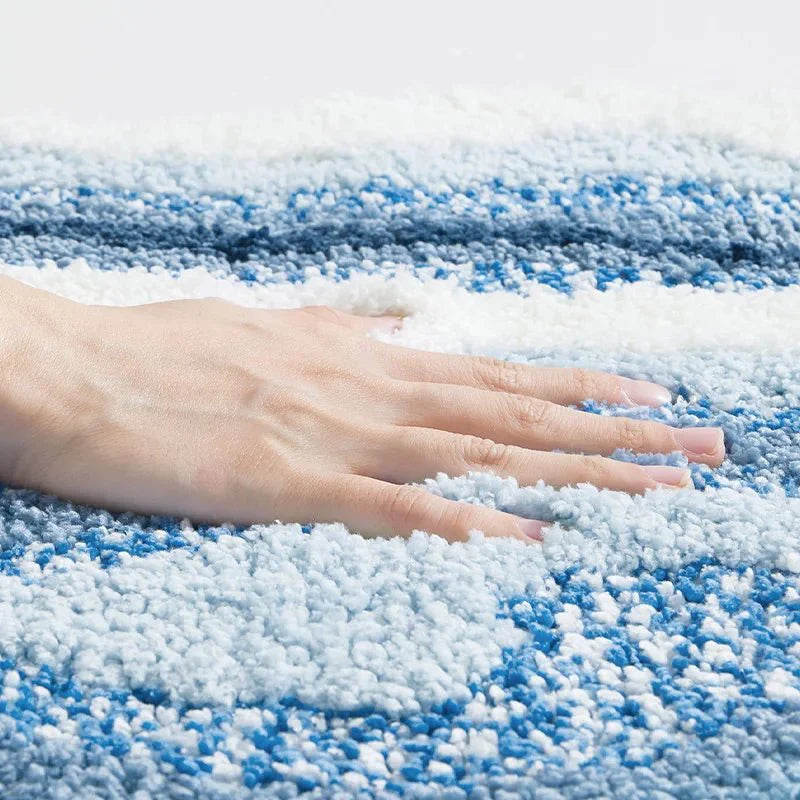 TERRALUX – Organic Plush Rug with Ultra-Soft Microfiber & Non-Slip Base
