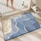 TERRALUX – Organic Plush Rug with Ultra-Soft Microfiber & Non-Slip Base