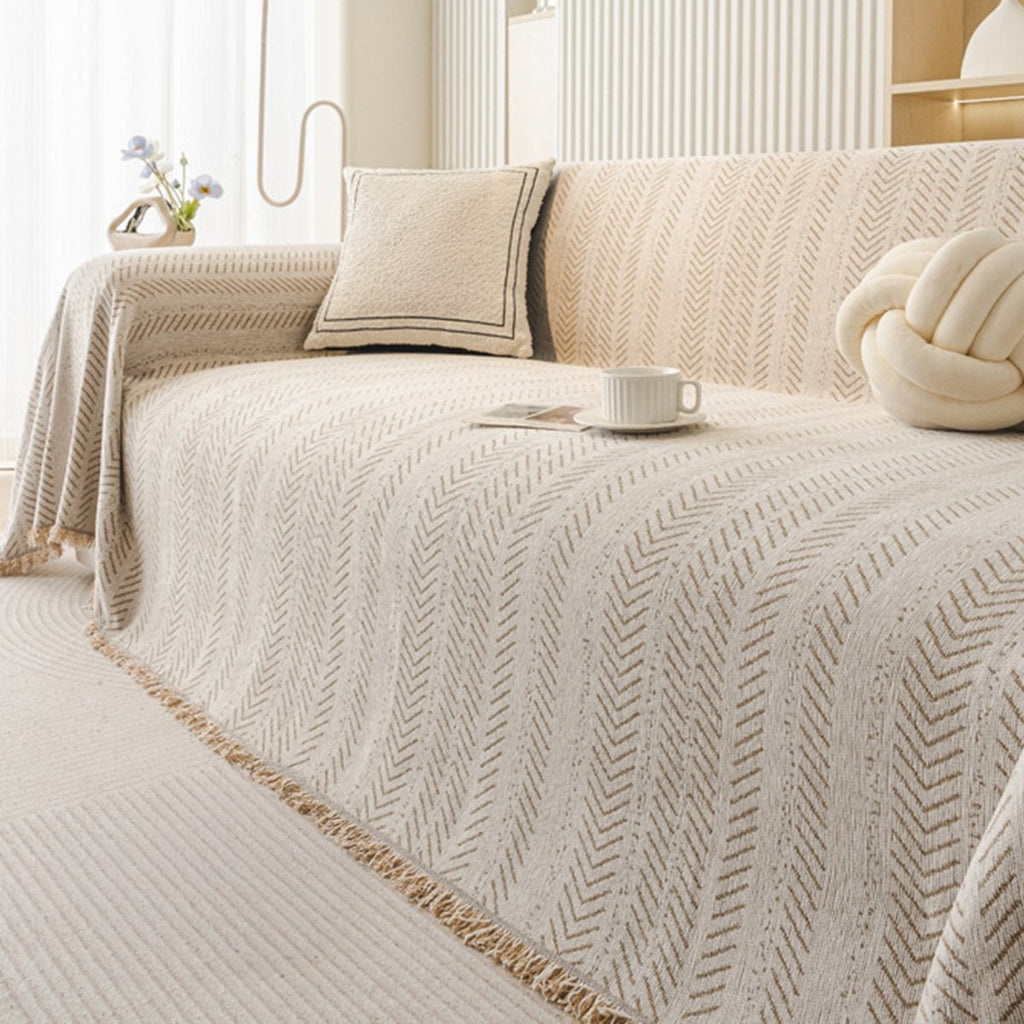TexturaHome – Scratch-resistant chenille sofa cover