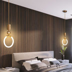 Round LED Pendant Light with 180 cm Cable for Dining Tables and Kitchens