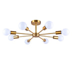 Sputnik Chandelier for Semi-Recessed Installation