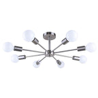 Sputnik Chandelier for Semi-Recessed Installation