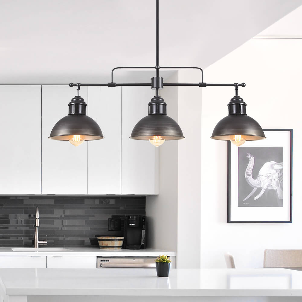 Pendant Lamp for Kitchen with Three Shades