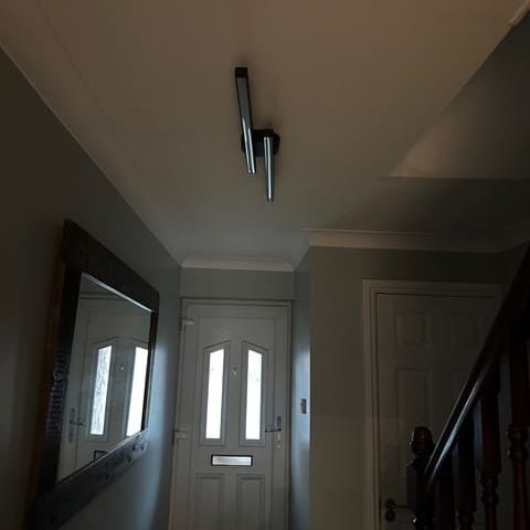 Recessed Black LED Strips of Long Length