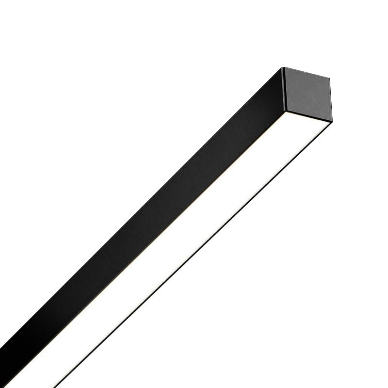 Recessed Black LED Strips of Long Length