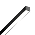Recessed Black LED Strips of Long Length