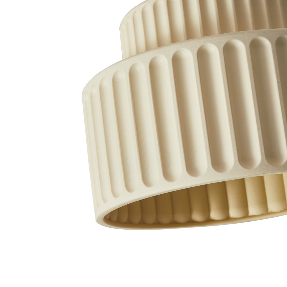 Nordic Ceiling Lamp made of Ceramic in Cream Color