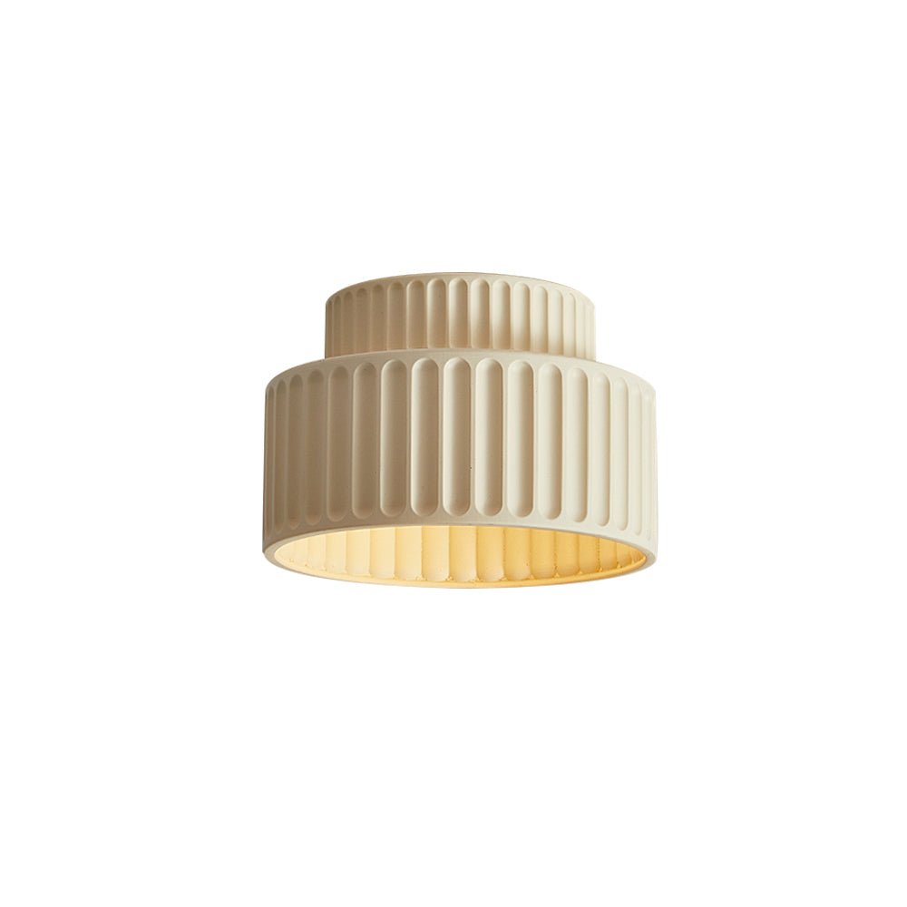 Nordic Ceiling Lamp made of Ceramic in Cream Color
