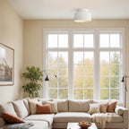 Nordic Ceiling Lamp made of Ceramic in Cream Color