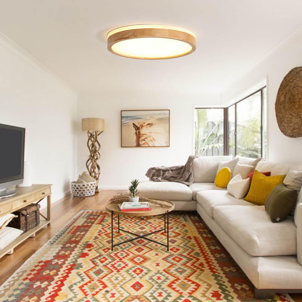 Scandinavian LED Ceiling Lamp with Dimming Function