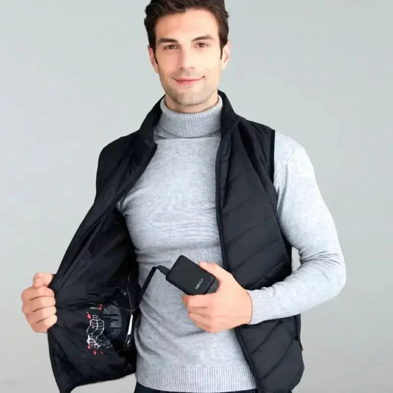 Thermo Heated Gilet | Insulated, Design for Hiking, Travel & Everyday Wear | Womens and Mens Heated Gilet