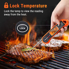 Digital Meat Thermometer – Waterproof, Instant Read & Ambidextrous Design