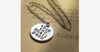 This Also Will Pass Pendant Necklace
