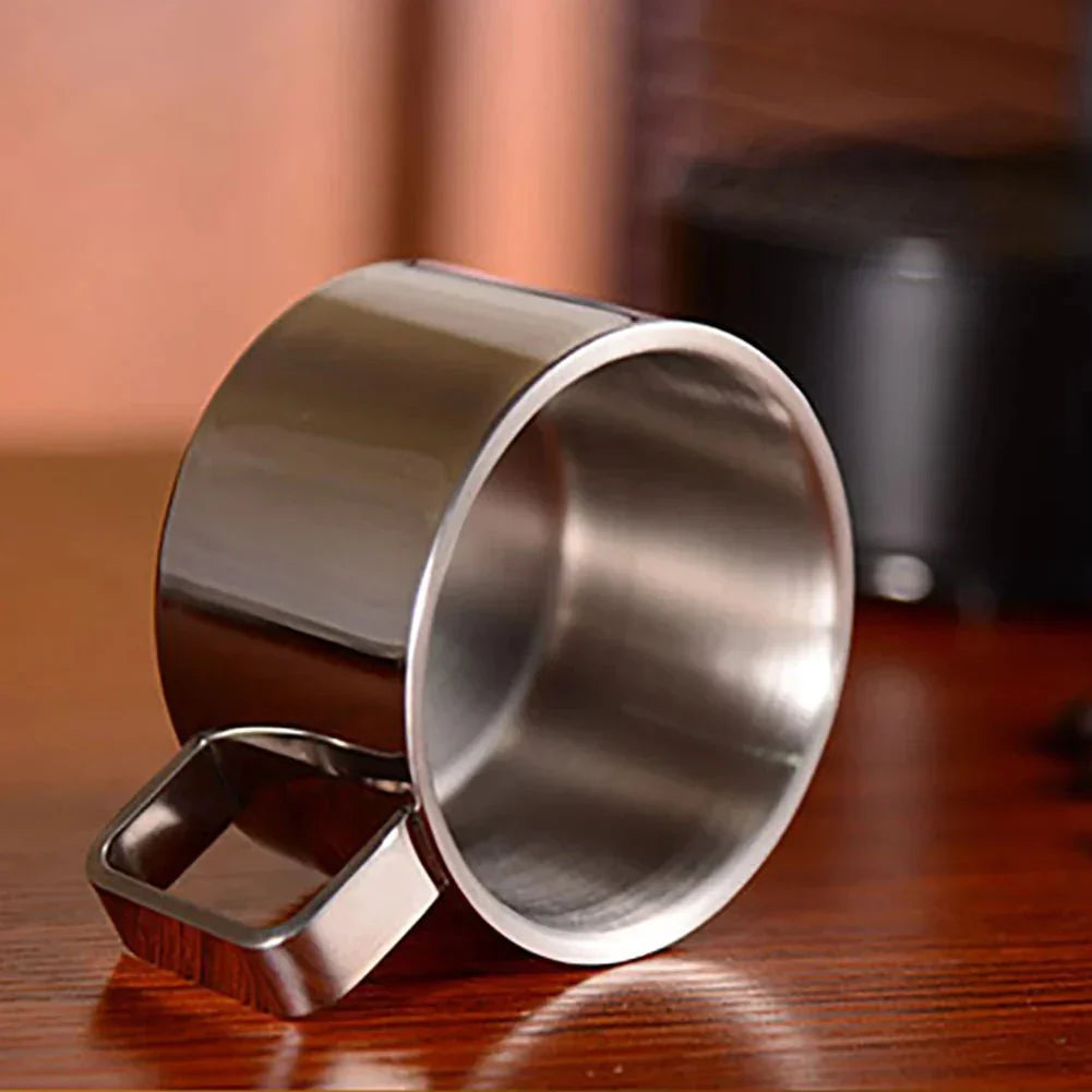 Three-Piece Stainless Steel Cup Set