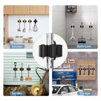 TIDYGARD – Durable Wall-Mounted Garden Tool Holder with Anti-Slip Clamps for Garage and Shed Organization
