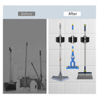 TIDYGARD – Durable Wall-Mounted Garden Tool Holder with Anti-Slip Clamps for Garage and Shed Organization
