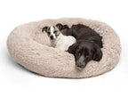 Cozy Dog Bed - Large Size, Machine Washable, Calming Design Imitation of Mother's Fur for Ultimate Comfort and Relaxation