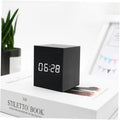 ZENICUBE – Minimalist LED Alarm Clock with Time, Date & Temperature Display