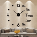DEPTHAURA – Silent 3D Acrylic Wall Clock for Modern Interiors