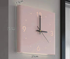TimeLume Double-Sided Square Wall Clock with Lighting