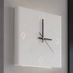 TimeLume Double-Sided Square Wall Clock with Lighting