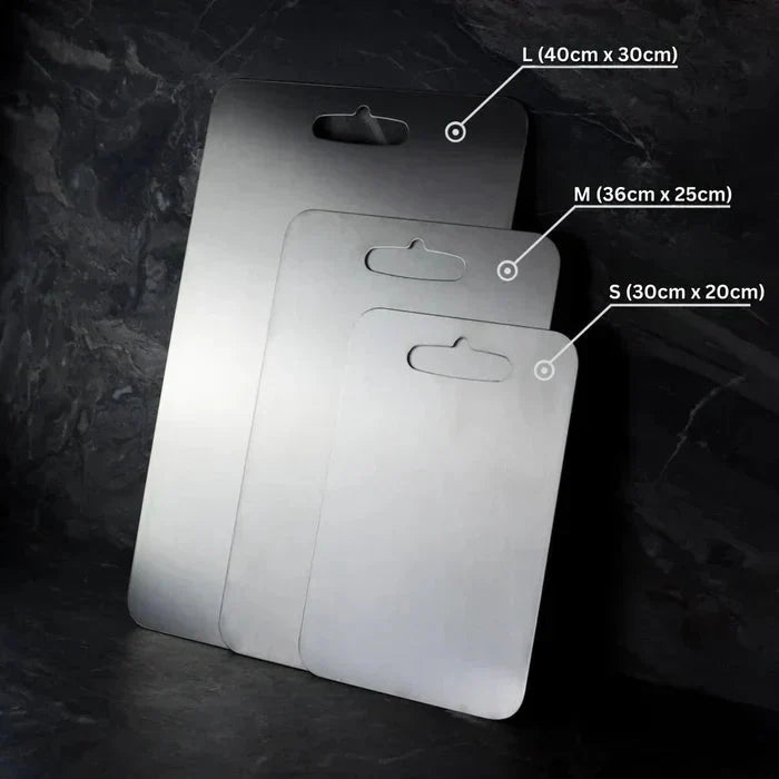 TITANSLICE – Titanium Cutting Board with Hygienic & Durable Surface