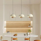 Elegant pendant lamp in pod shape with dimming function