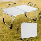 Trailfold Table – Compact Foldable Table for Camping, Balcony & Outdoor Use