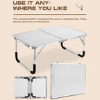 Trailfold Table – Compact Foldable Table for Camping, Balcony & Outdoor Use