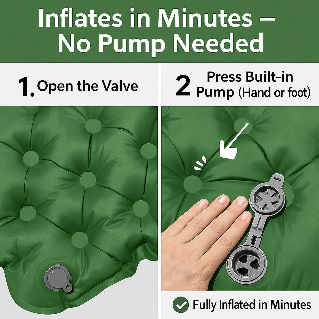 TRAILREST – Ultralight Double Self-Inflating Camping Mattress