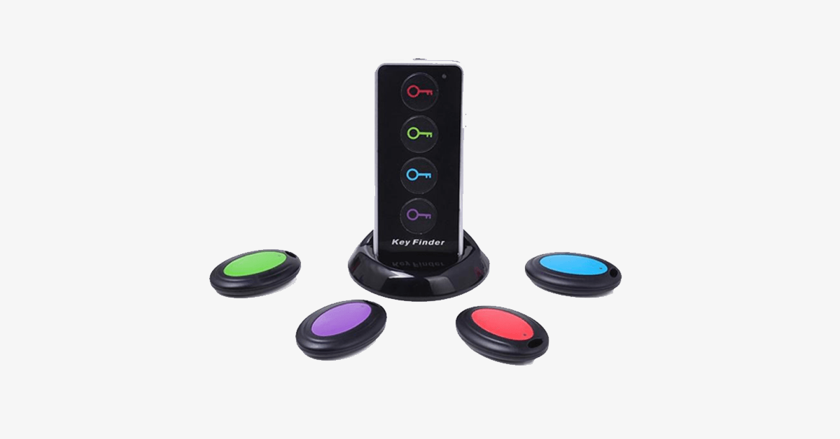 Anti-Transmission Device for Keys and Wallet with 4-in-1 LED Wireless Remote Control