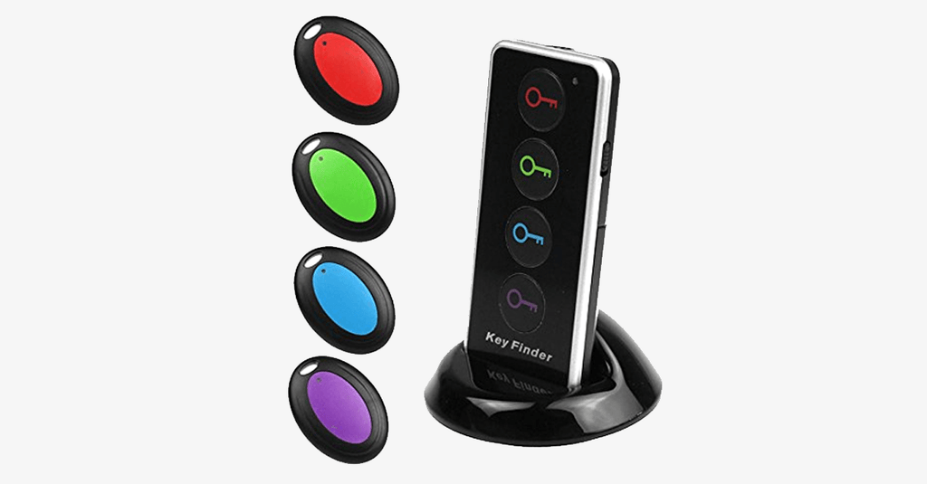 Anti-Transmission Device for Keys and Wallet with 4-in-1 LED Wireless Remote Control