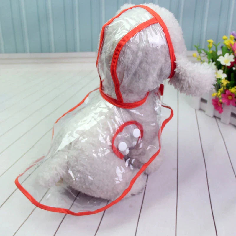 Transparent Waterproof Raincoat for Dogs - DryPaw