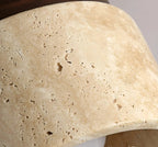 TravaGlow Rustic Travertine Ceiling Lamp