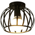 Trendy Industrial Ceiling Light with Open Design – ForgeLight