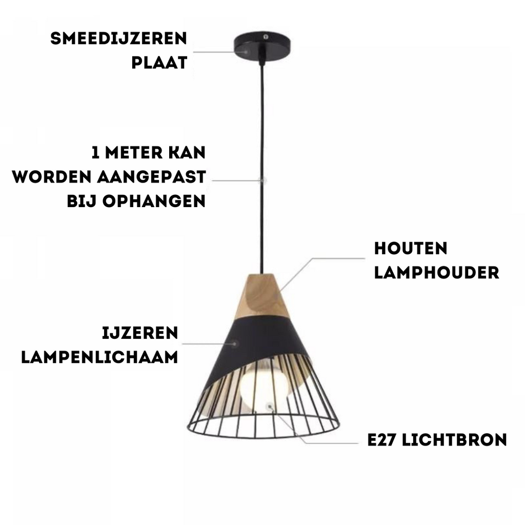 Trendy Scandinavian Industrial Pendant Light - UrbanBeam
