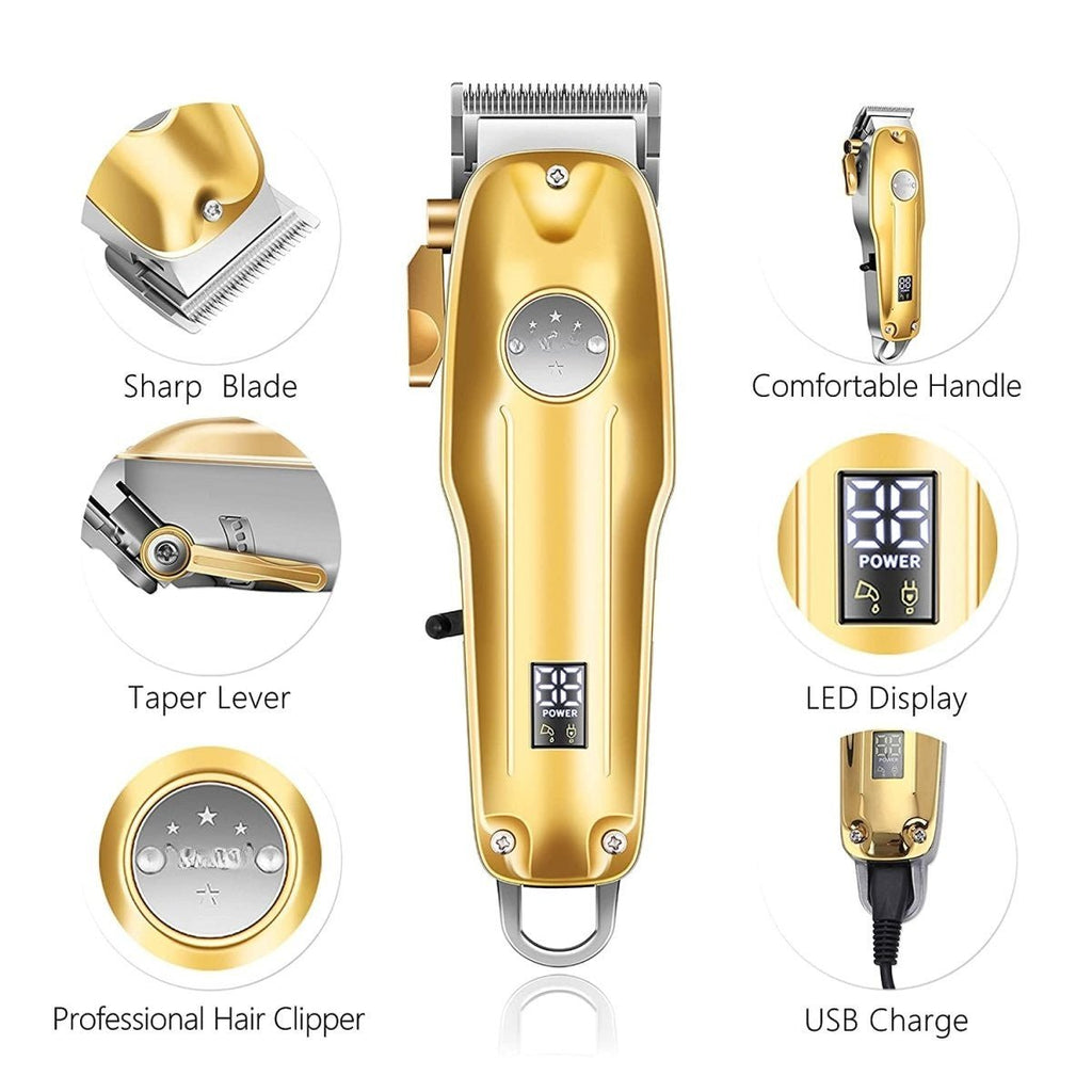 Trimax Pro – Cordless hair clipper with LED display