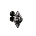 TRISILVER – Triangle Earrings with Push-Back Closure, Lightweight and Modern Design