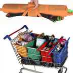 EcoSmart Shopping Cart Trolley Bags (Set of 4) | Reusable Grocery Organiser System