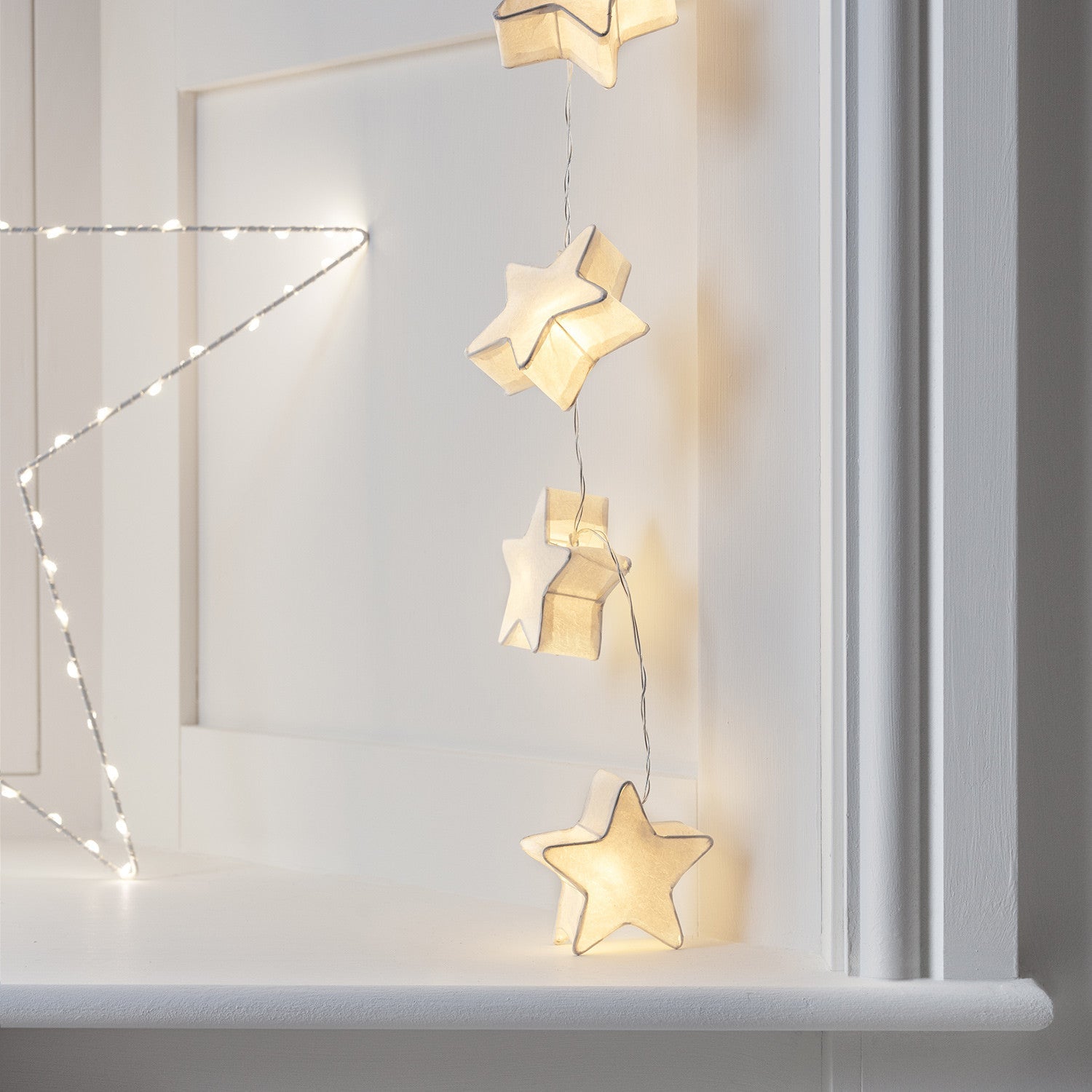 Christmas Decorations Hanging Star Lights