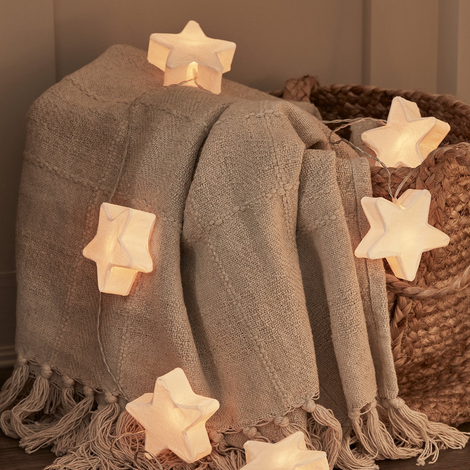 Christmas Decorations Hanging Star Lights