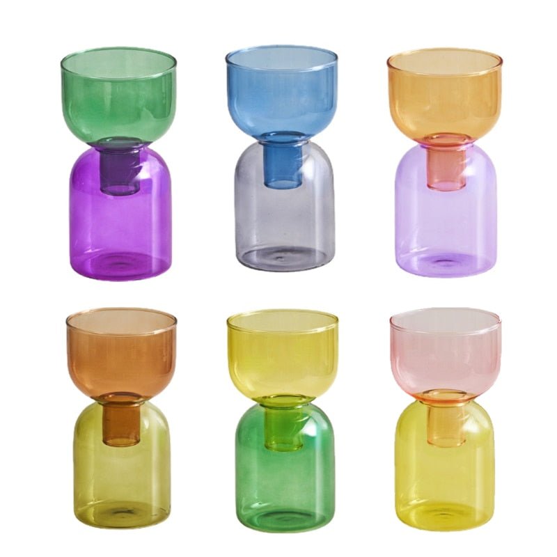 Two-Piece Mini Bud Vase Terrarium Set
