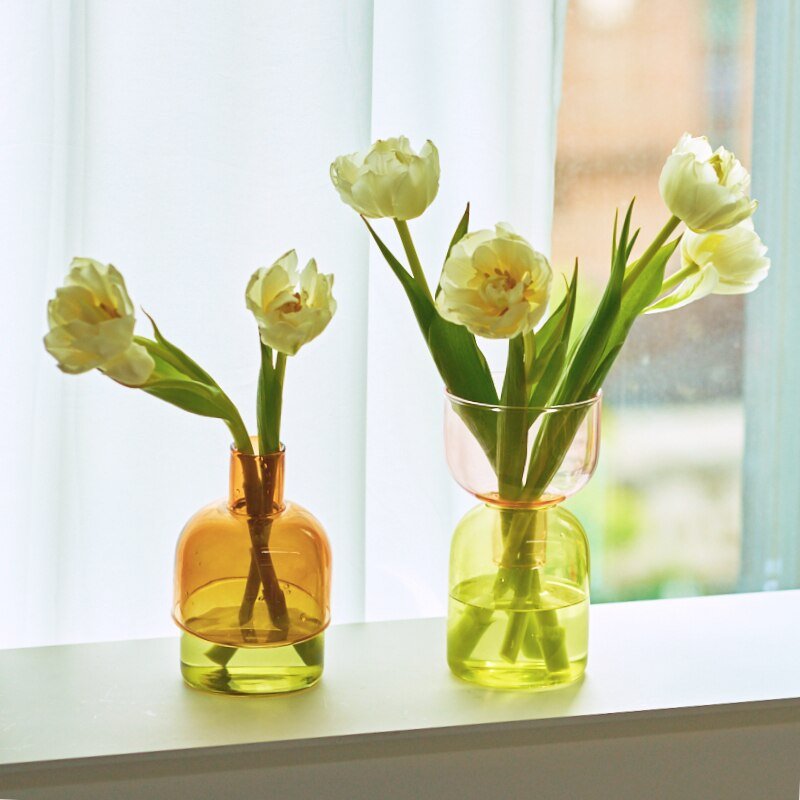 Two-Piece Mini Bud Vase Terrarium Set