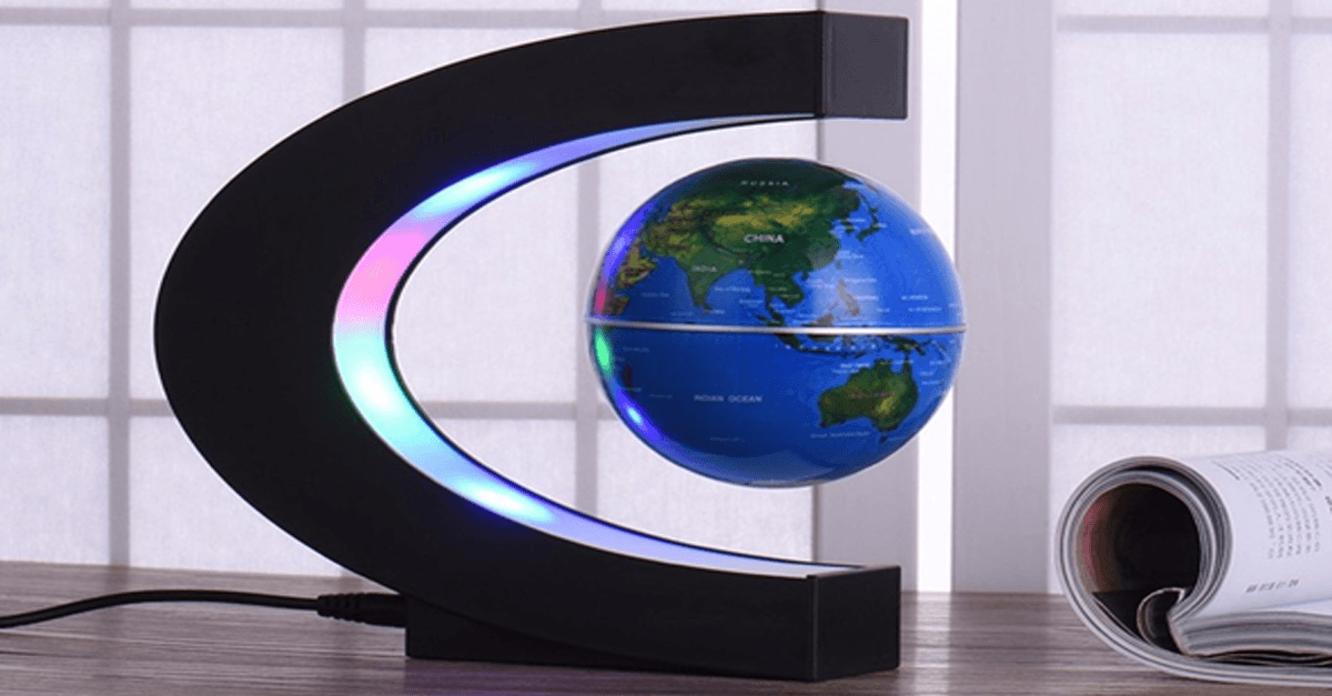 Modern Globe – Enjoy the magical magnetic levitation of the world!