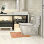 U-shaped non-slip toilet mat
